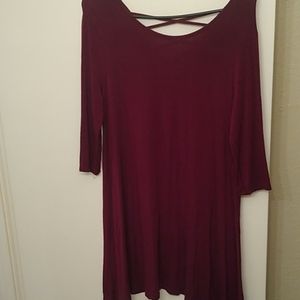 Maroon dress